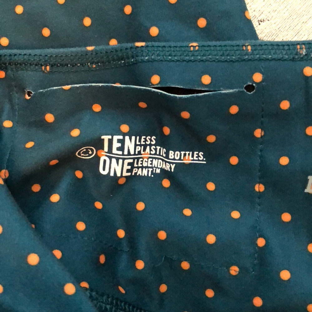 Nike green polka dot pants size XS - Picture 5 of 5